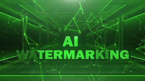 Futuristic Digital Network Title Reveal Animation