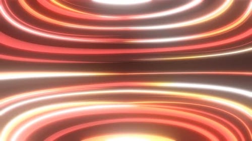 Abstract Neon Glowing Lines Background Animation