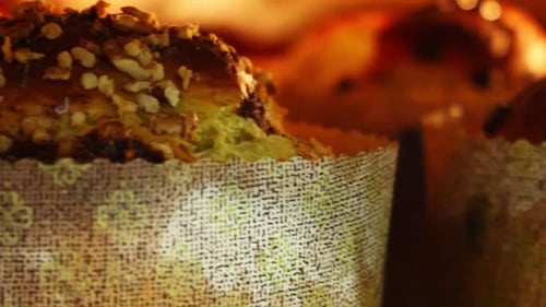 Freshly Baked Cakes and Muffins, Close Up