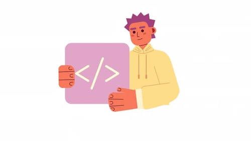 Animated Professional Programmer