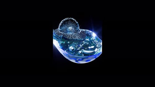 Evolving Abstract Organic Structure Science Animation