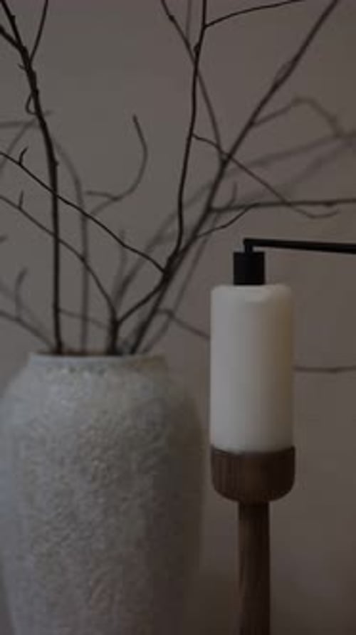 Extinguishing and Lighting a Candle with a Snuffer and a Lighter