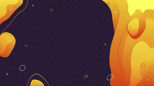 Dynamic Abstract Fluid Gradient Background with Morphing Shapes