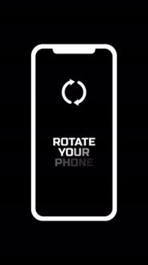 Animated Phone Screen Rotation Prompt with Icon