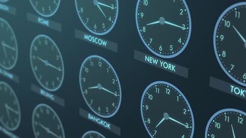 time zone clocks