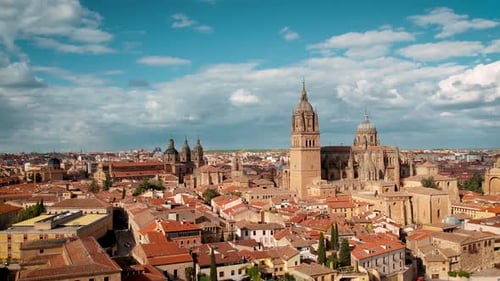 Luftpanorama von Salamanca, Spanien