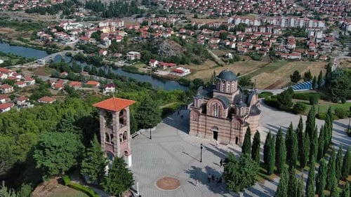 Orthodox Monastery on Hill in Trebinje