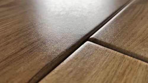 Close-Up of Polished Wooden Floor Texture