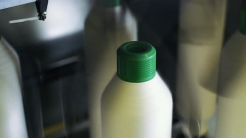 In a textile factory, make threads from cotton fiber. Textile industry, yarn production 2.