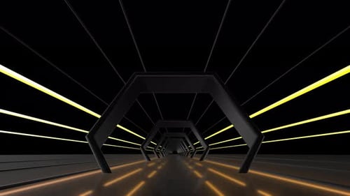Neon Tunnel 1 4K
