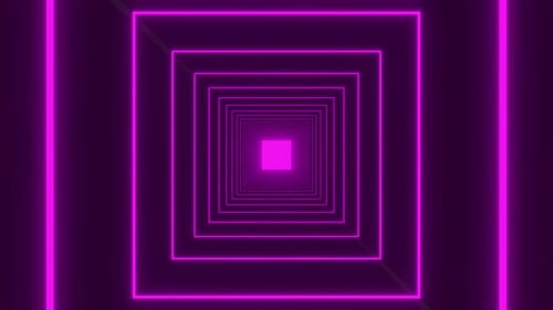 4k seamless looped animation. sci fi glow pattern purple Loop neon Background