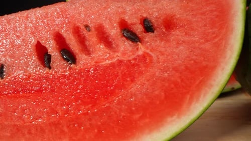 Watermelon in macro video