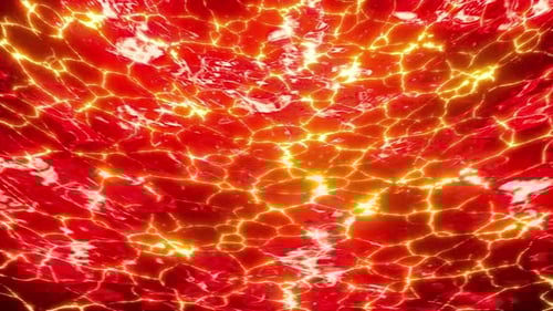 Dynamic Fiery Cracks Abstract Background Animation