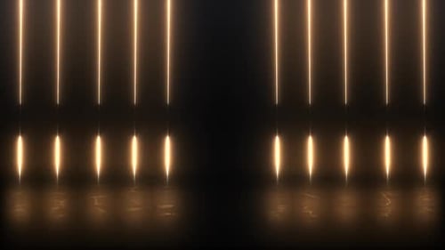 Modern Glowing Vertical Lines Stage Background Loop