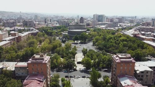 Aerial view of the Yerevan