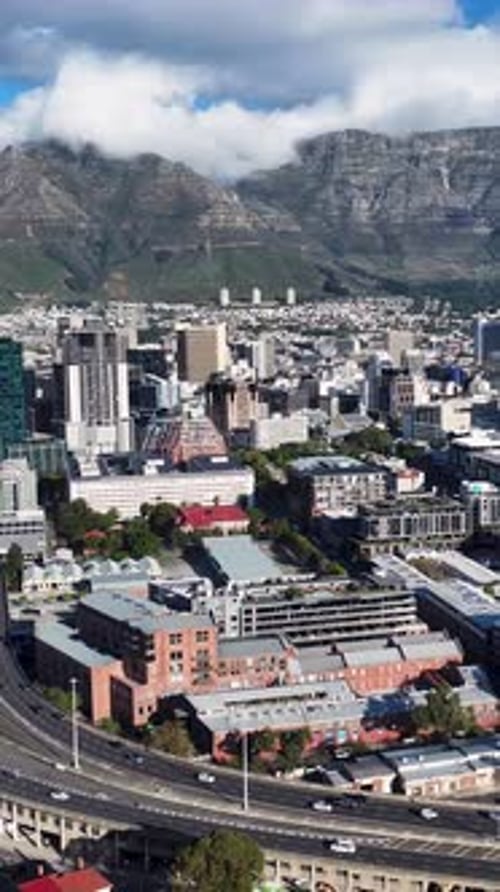 Downtown District At Cape Town In Western Cape South Africa.