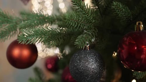 Christmas Tree Ornaments and Festive Lighting