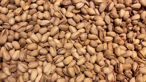 Pile of Pistachios Filling the Frame