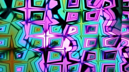 Vibrant Geometric Shifting Pattern Abstract Background