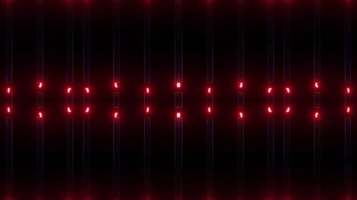 Abstract Neon Red Light Bars Moving Loop Background