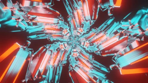 Electric and Vibrant Psychedelic Backdrop Perfect for VJs