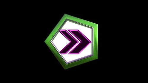 Purple Neon Arrow V2