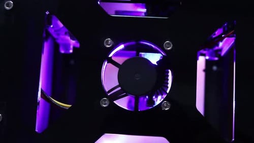 Vue de travail du graveur laser 3D depuis le haut