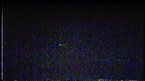 Digital Glitch Static Noise Transition Overlay