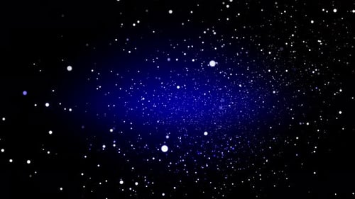 Blue Particles Background Loop