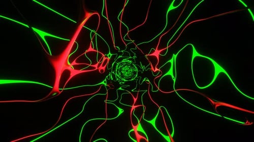 Chaos mutation organic tunnel seamless loop.