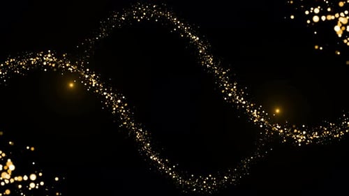 Glitzernder Hintergrund mit Goldpartikeln
