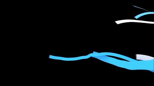 Fluid Waving Ribbons Reveal Transition