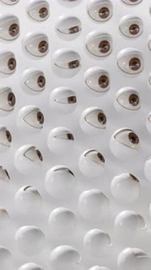 Eyes 3D Loop Reaction Animation