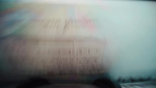 Close Up of Bill Counter Counting Thousands of Hryvnia Banknotes