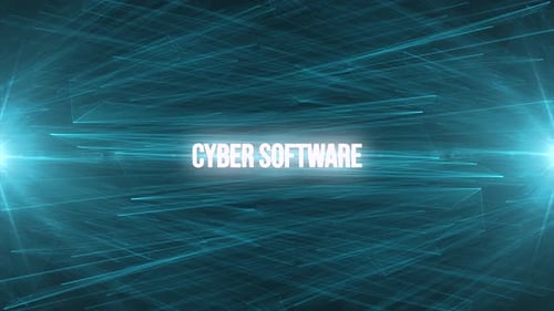 Cyber Software - Motion Lines Background