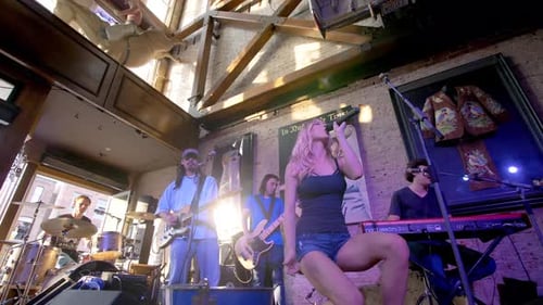 Nashville, TN / USA - August 15, 2017: Band Playing Live In