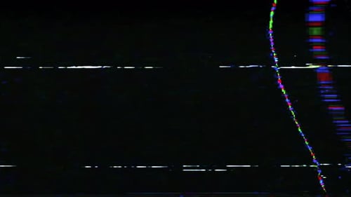 VHS Static Flash Transition