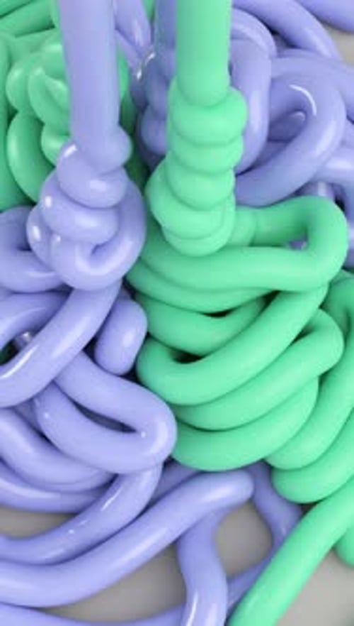 Motion Ropes 3D Loop Animation