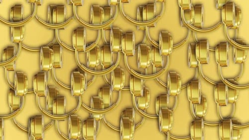 Auriculares inalámbricos con diseño frontal Gold Icon Loop