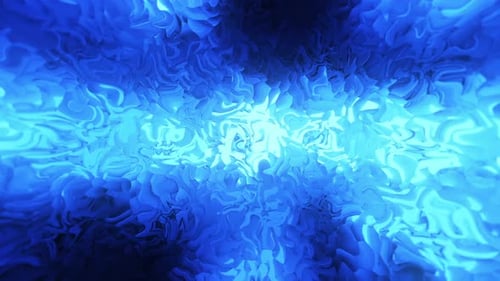 Abstract Glowing Blue Fluid Motion Background