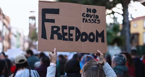 Protest March Against Covid Measures