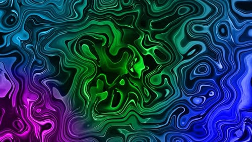 Abstract Fluid Liquid Colorful Background Loop