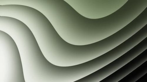 Abstract Flowing Wave Lines Animated Background