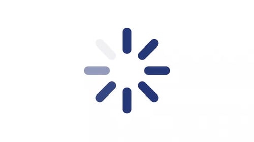 Icono animado de interfaz de usuario en color de carga