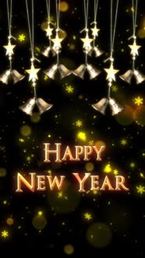 Happy New Year Background 30 - Vertical Video
