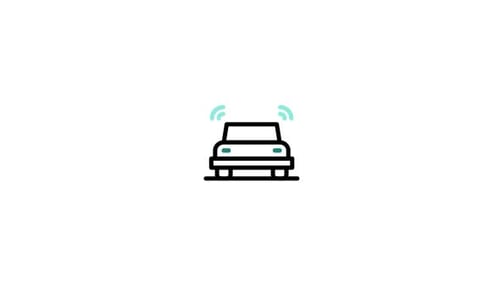 Car Alarm Animated Icon