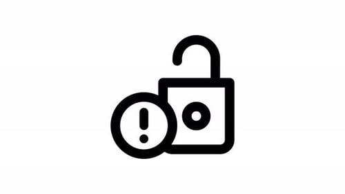 Animation des Warnzeile-Symbols