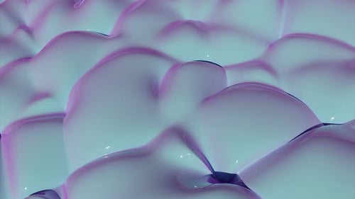 Pastel Purple Blue Swirls Liquid Cream Gel Texture Background Design