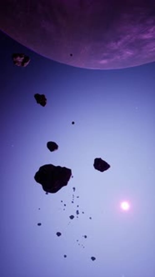 Vertical a Large Cluster of Asteroids Near an Unknown Planet