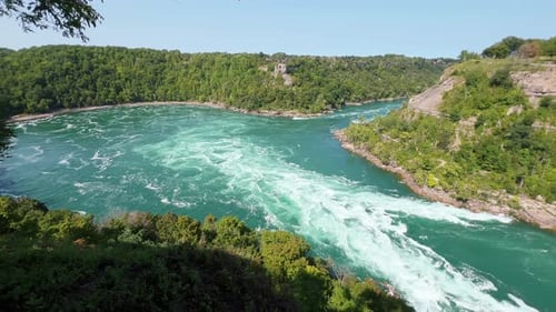 Whirlpool Rapids and Turbulent Waters near Niagara Falls, Canada